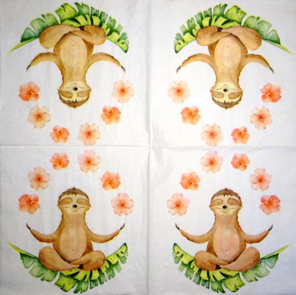 143 Animals Africa: Divers - 3-ply - Erdmännchen - ppd - Ahlers-Langenfeld - Bistro